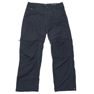 Kuhl Stealth Liberator Convertible Gray Pant Mens Size 34 x 30 Hiking